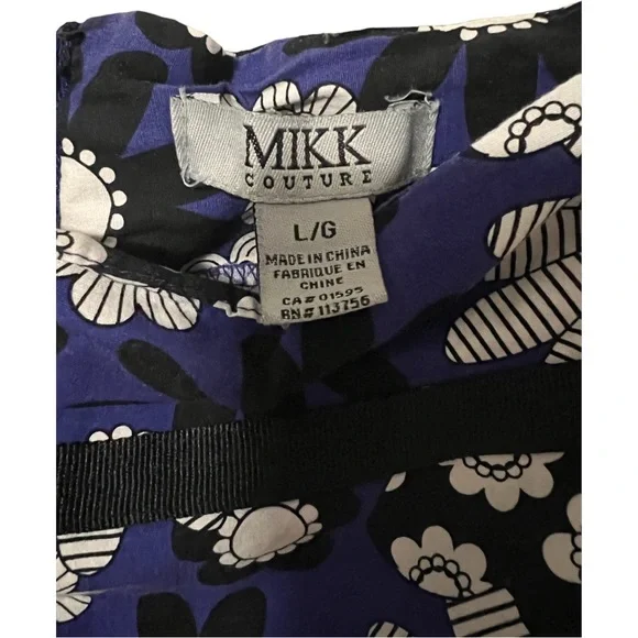 An MIKK Couture Floral Skirt in size large - Picture 2 of 7